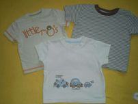 Bluzeczki 3szt rozmiar 9-12M