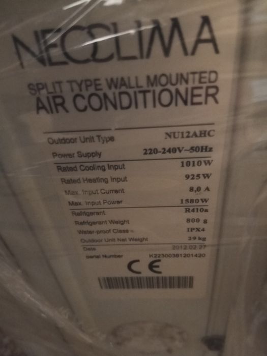 Продам кондиціонер Neoclima