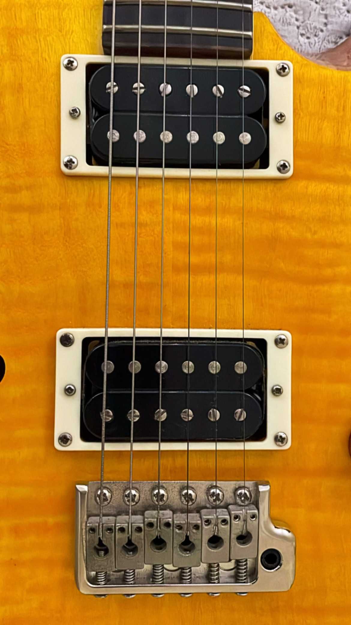 Guitarra Elétrica PRS SE Custom 22 Semi Hollow Santana Yellow