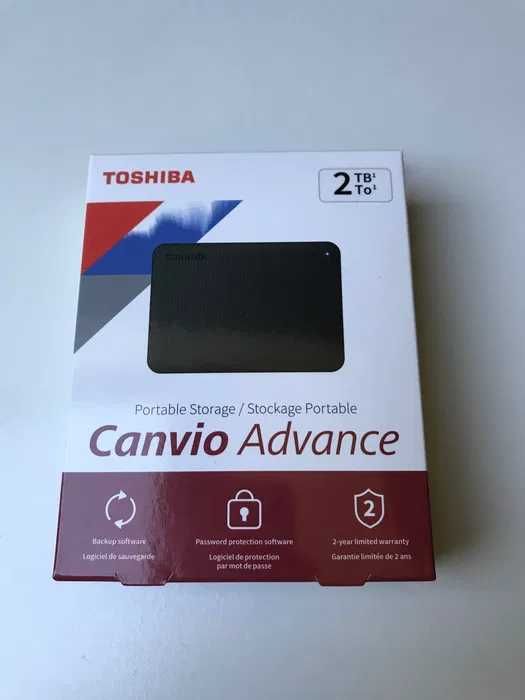 Dysk zewnętrzny Toshiba 2 TB Canvio Advance HDTCA20EK3AA NOWY USB 3.2