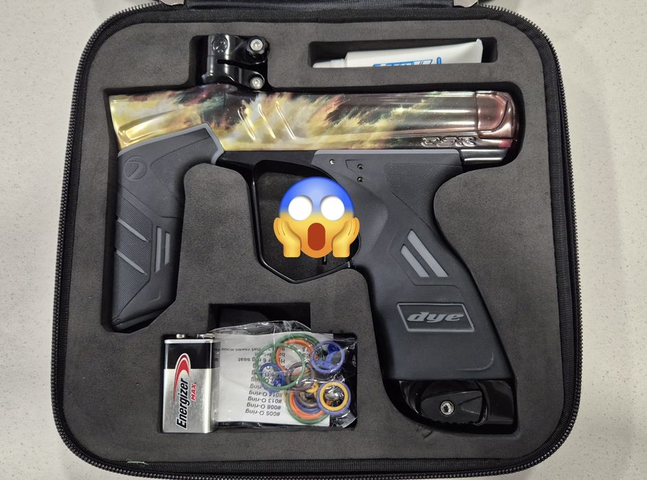 Marcador Paintball Dye Dsr+ e Loader Spire III