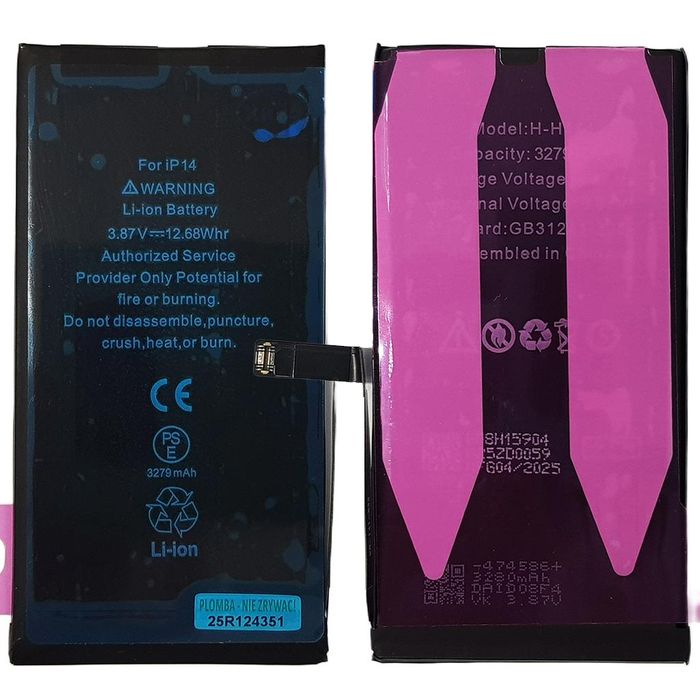 Bateria Do Apple Iphone 14 3279Mah Nowy Bms