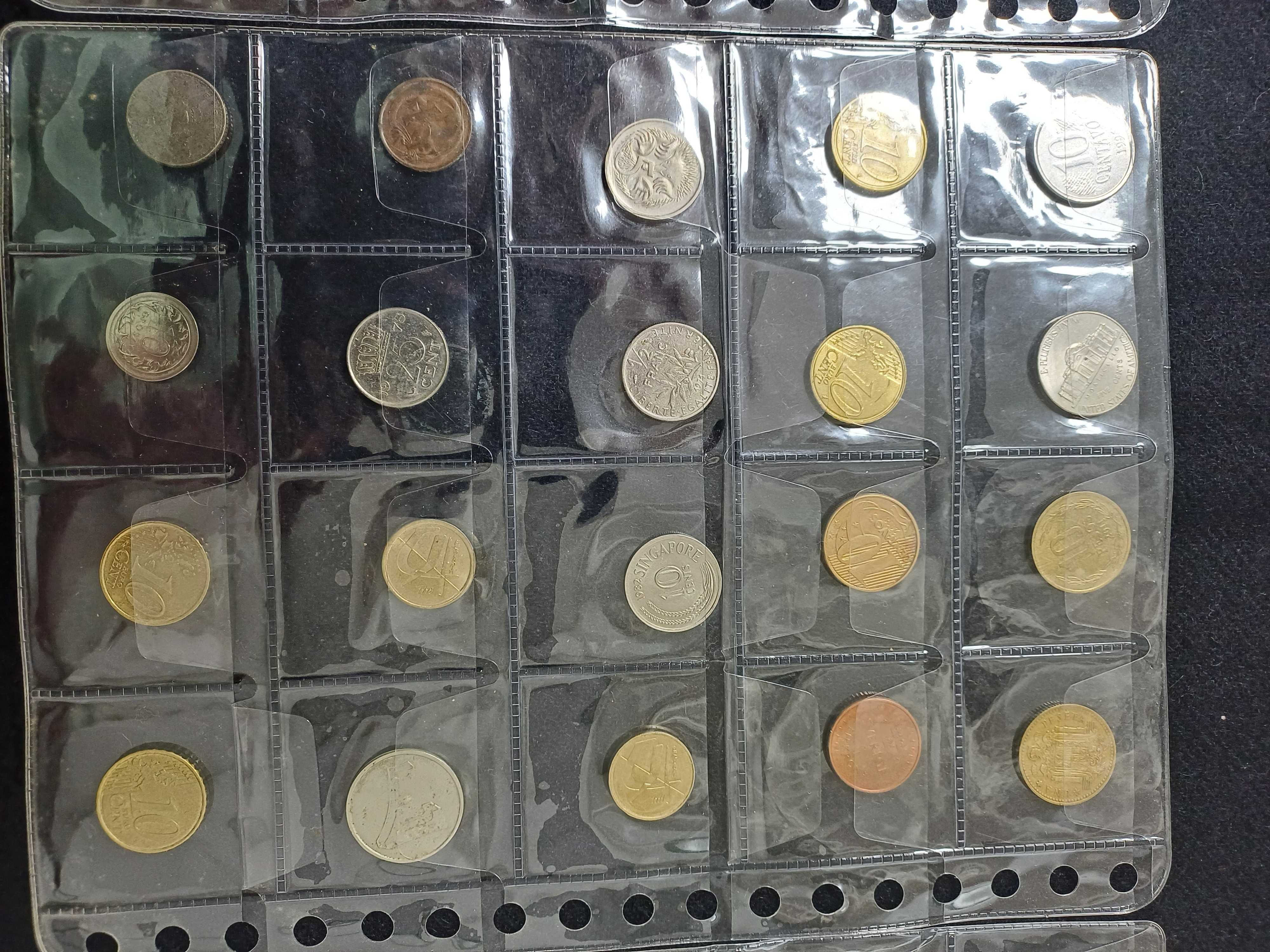 Moedas de vários países 51 unidades