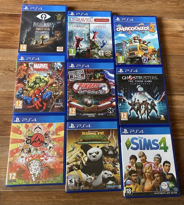 Sony PS4/PS5: A Way Out, Knack, Unravel, Nightmares,Okami,It Takes Two