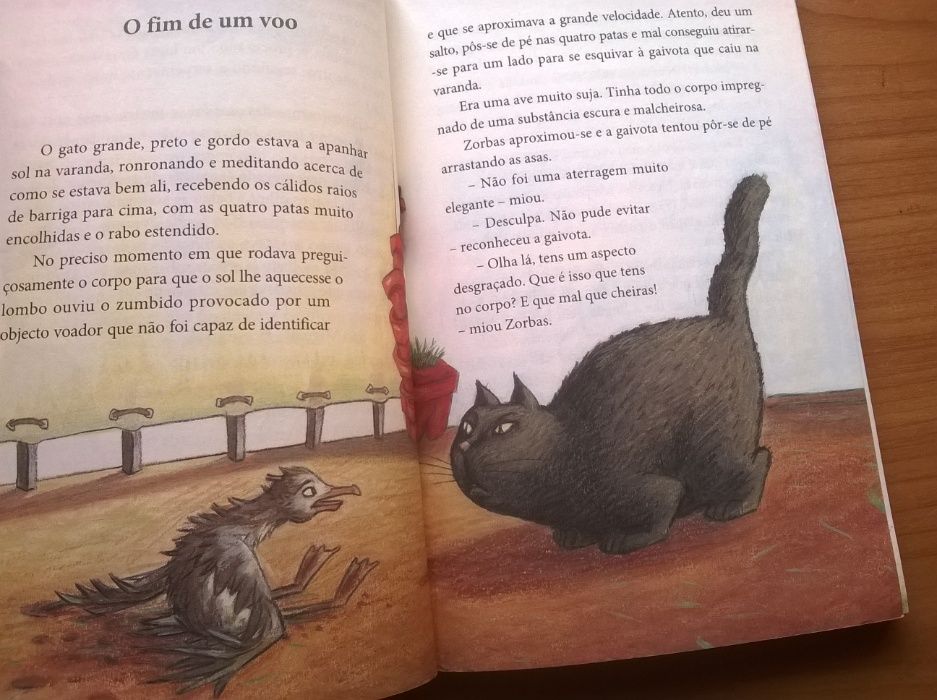 História de uma Gaivota e do Gato que a Ensinou a Voar - Luís Sepúlved