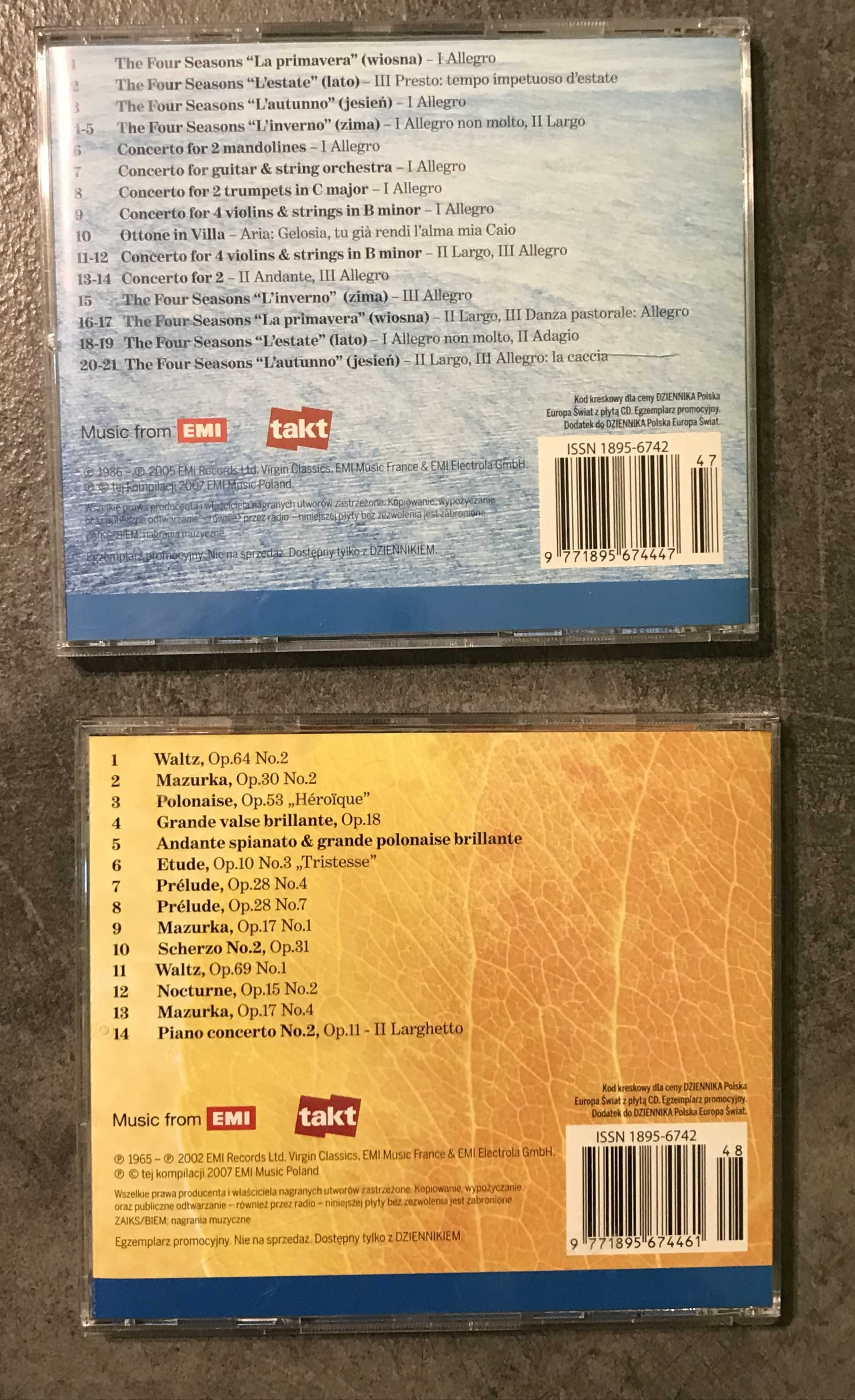 Zestaw 7 płyt CD muzyka klasyczna - Muzyczna Akademia Rozwoju