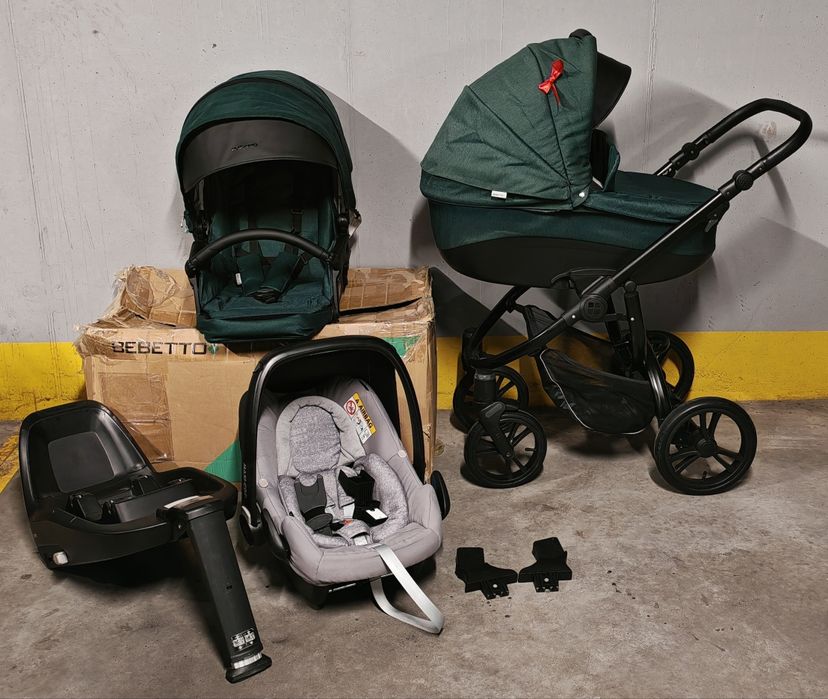 Jak NOWY 2w1 3w1 4w1 Bebetto NEW HOLLAND (nie Muuvo Venicci Cybex)