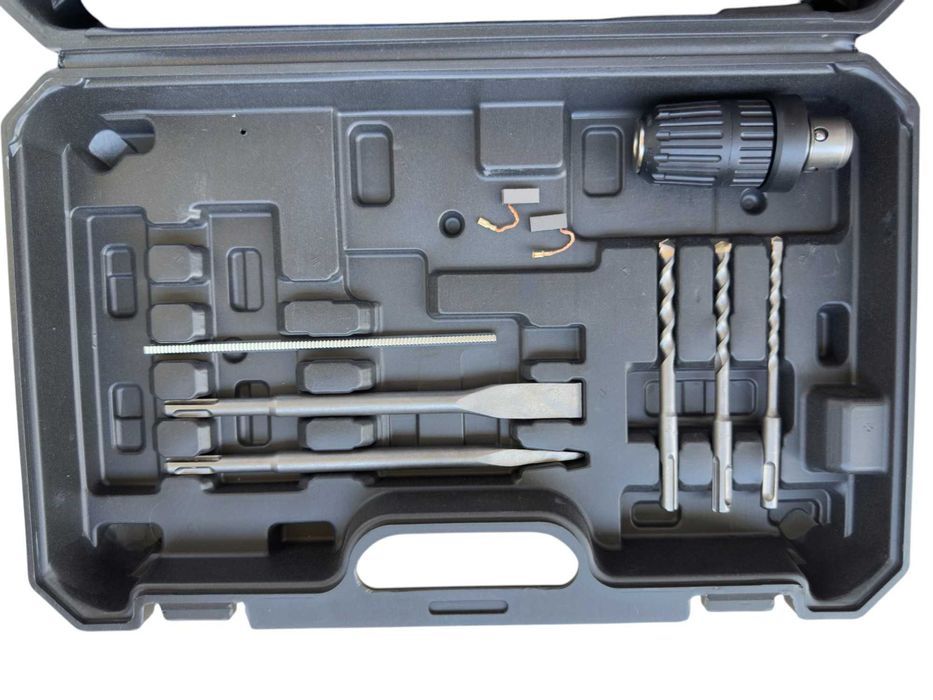 Młotowiertarka udarowa SDS 800W młot udarowy mocny + walizka wiertła