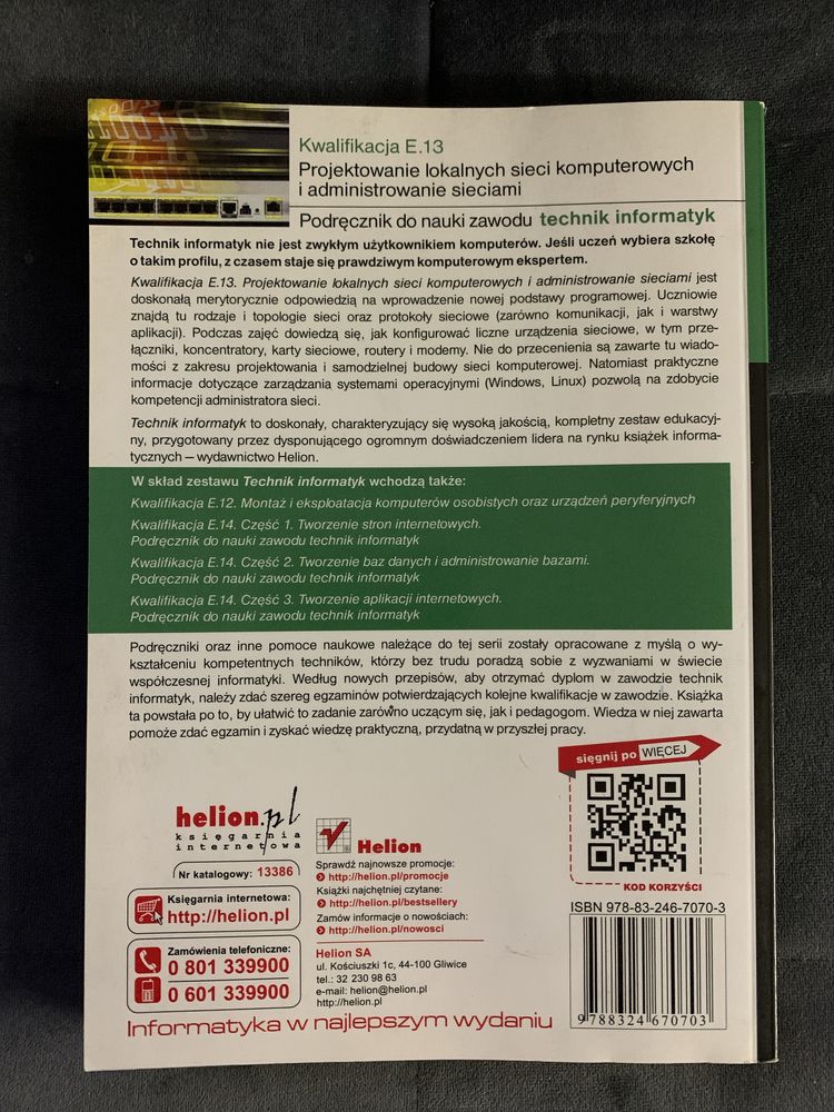Kwalifikacja E.13 Projektowanie lokalnych sieci - Halska, Bensel