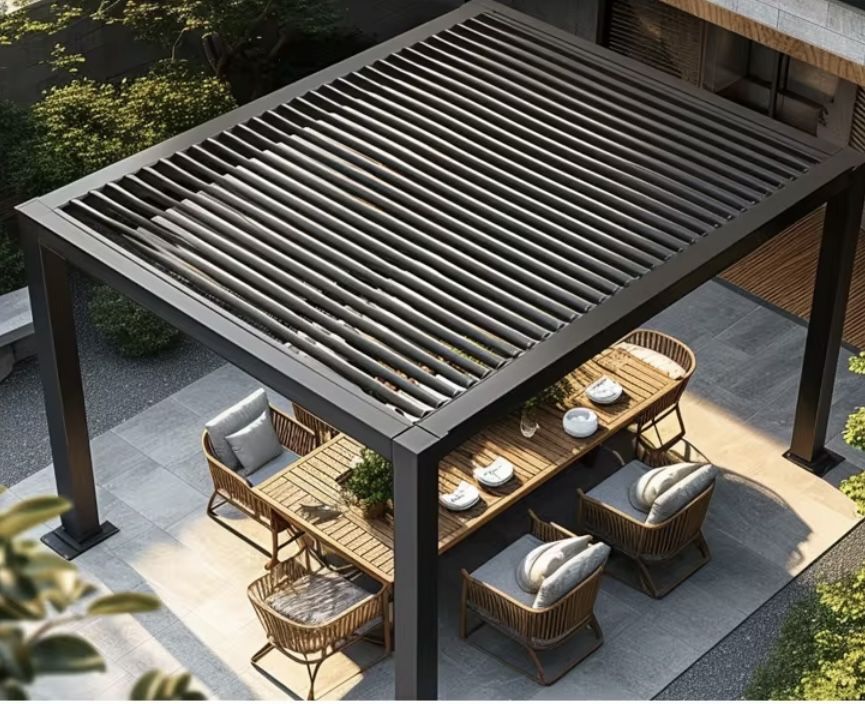 Altana ogrodowa pergola aluminium 3x4 m 300x400 cm