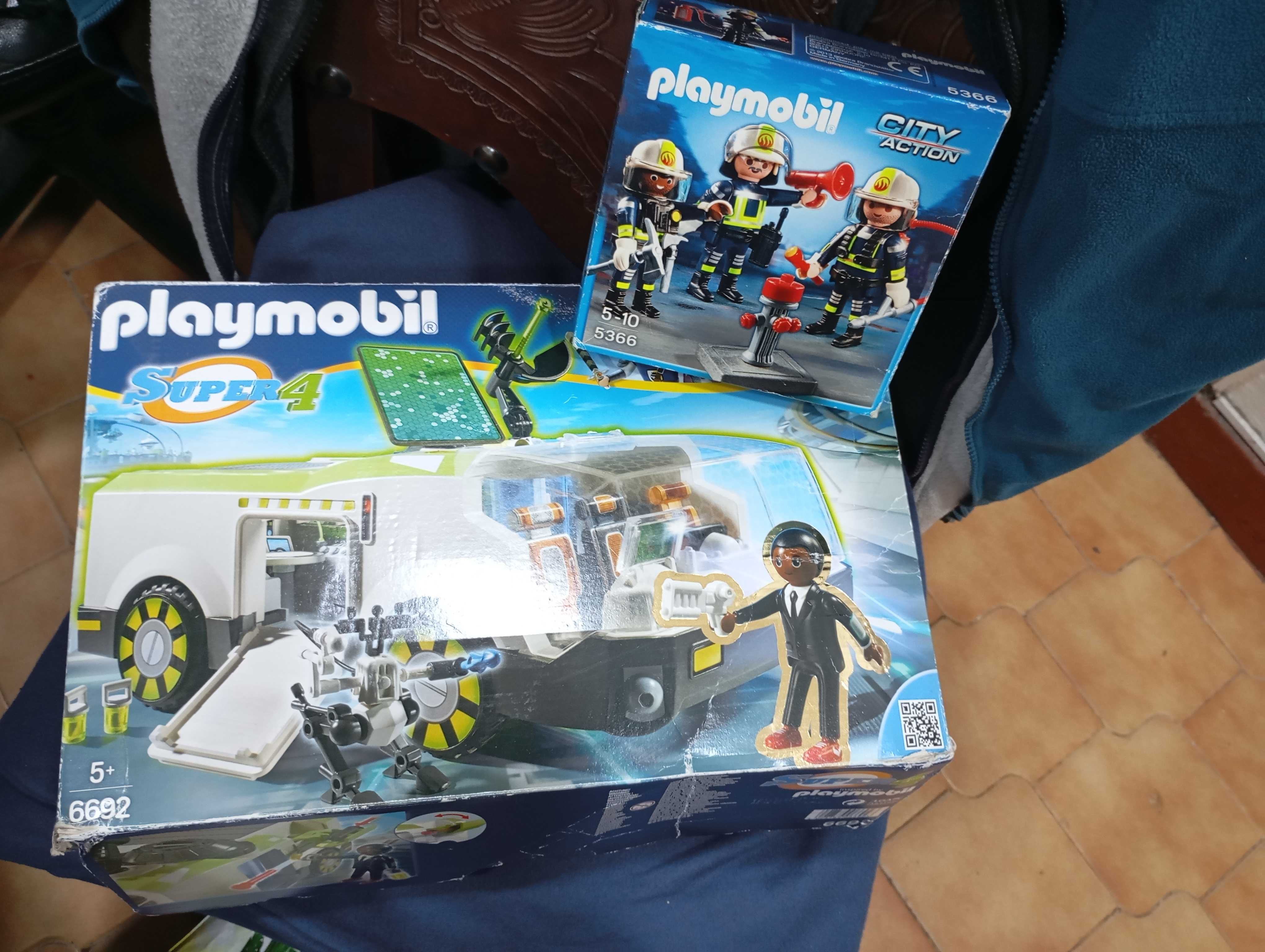 35€ duas caixas de Playmobil super 4 entrego em rio tinto ou envio CTT