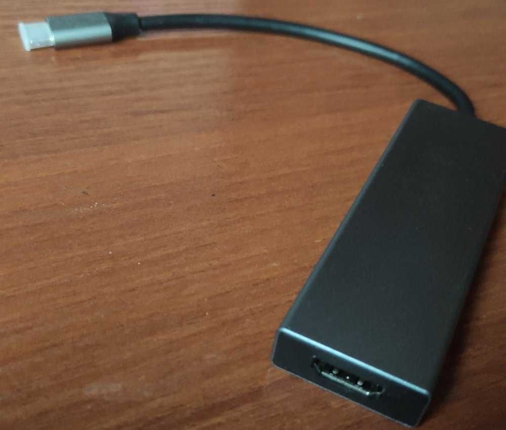 USB HUB 3.0 Multi-Port Splitter HDMI Type C 5 кардридер Essager 5 in 1