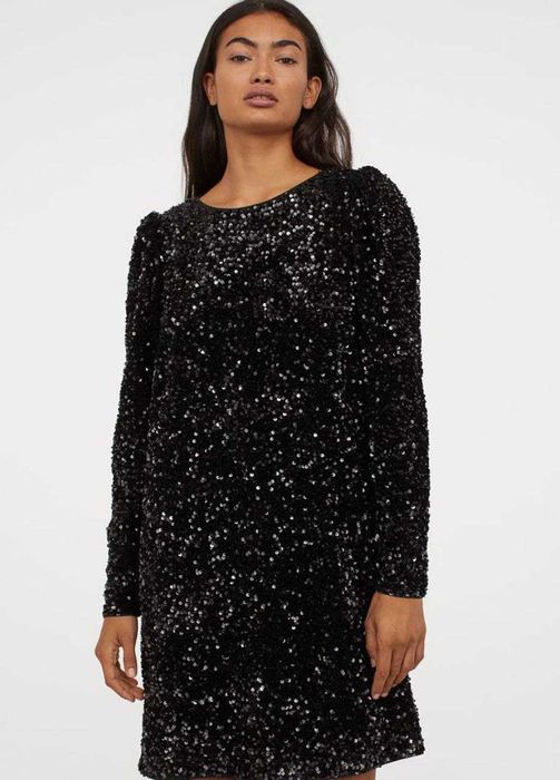 Чорна оксамитова сукня з лелітками H&M плюс сайз XL 52-54 розмір