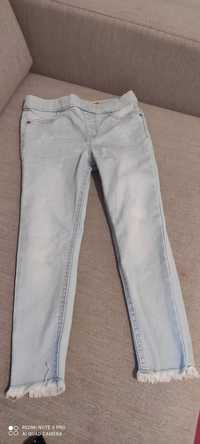 Spodnie dziewczęce 116 dżinsy