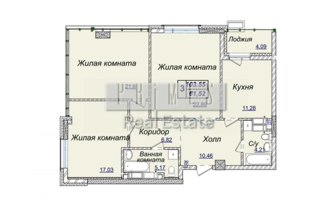 Продаж 3к квартири, вул. А. Верхогляда 17-В, ЖК Новопечерські Липки
