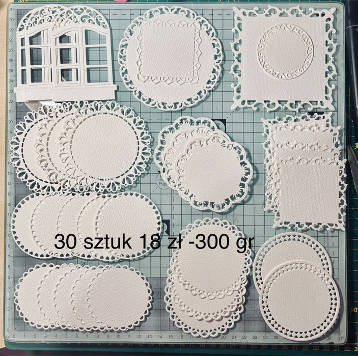 Scrapki papierowe zestaw papier 300 gr