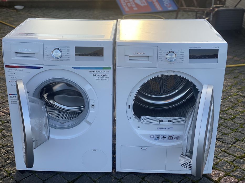 Комплект Пральна сушильна машина BOSCH Serie 4 EXCLUSIV 8кг А+++