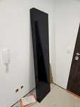 Grzejnik dekoracyjny - czarny TINOS V typ 21 - 1950x475 - RAL9005