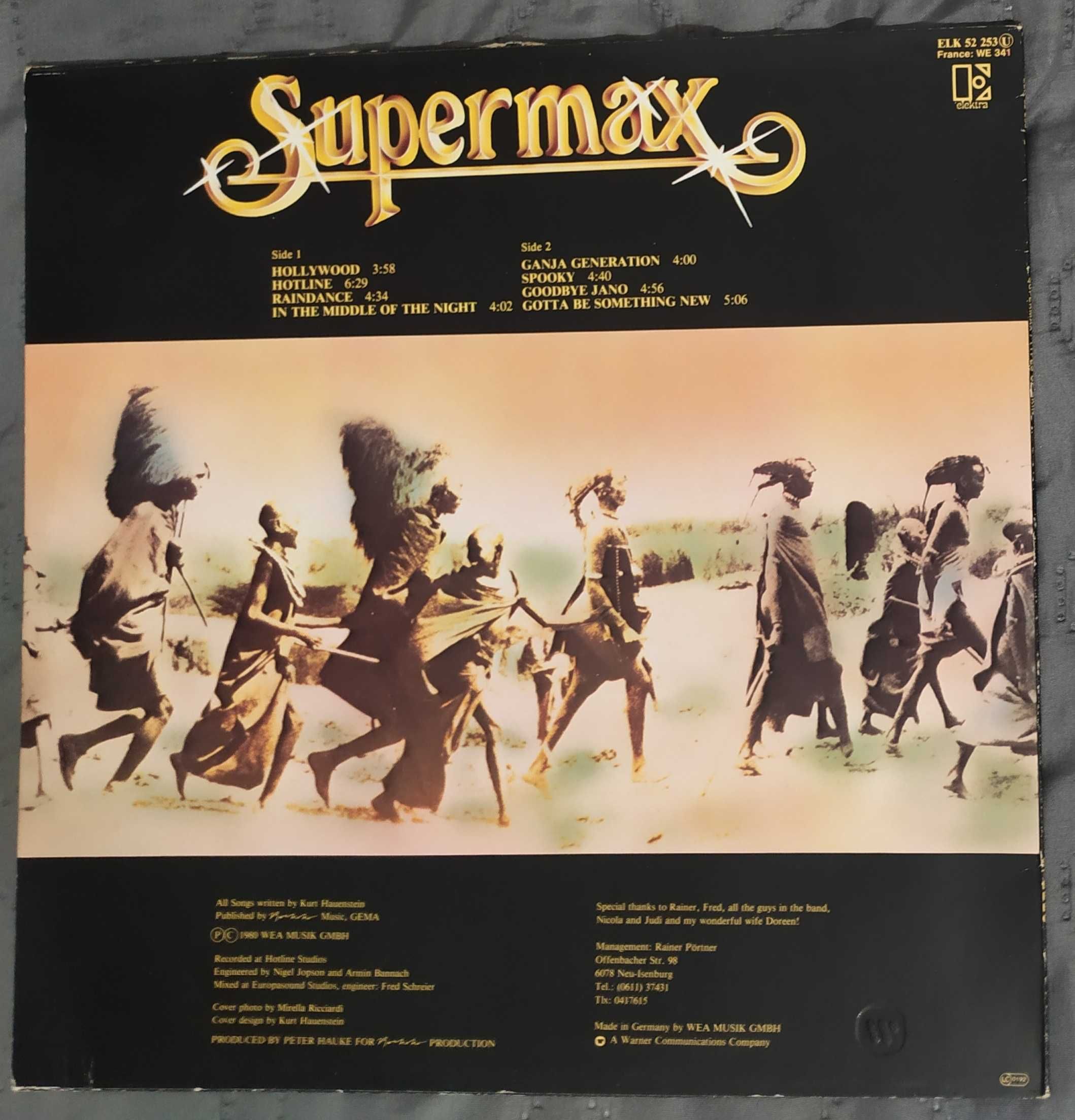 Supermax - Types Of Skin. LP. German. EX.