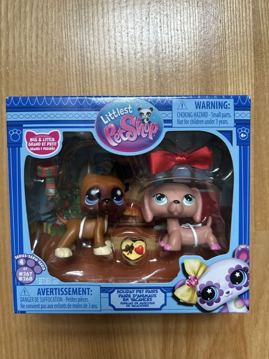 Littlest pet shop LPS Surprise seria 4 Holiday Pet dwupak