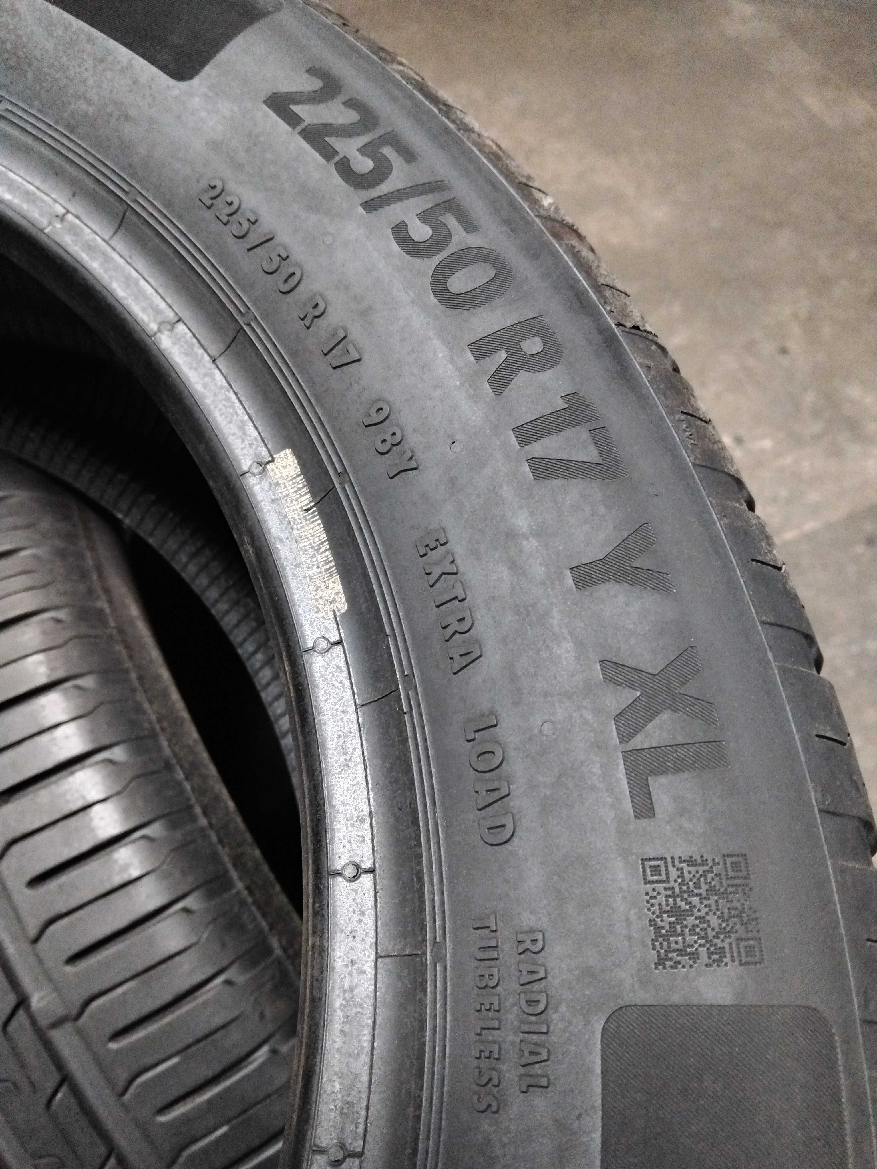 Шини бу 225/50 R17 Continental EcoContact 6 Комплект Літо