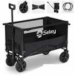 Sekey Wózek transportowy  XXL 160L 150K czarny
