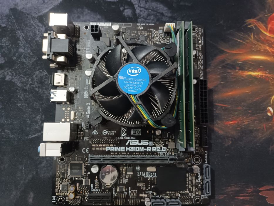 Placa mae com processador