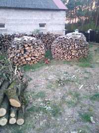 Drewno dębowe kominek