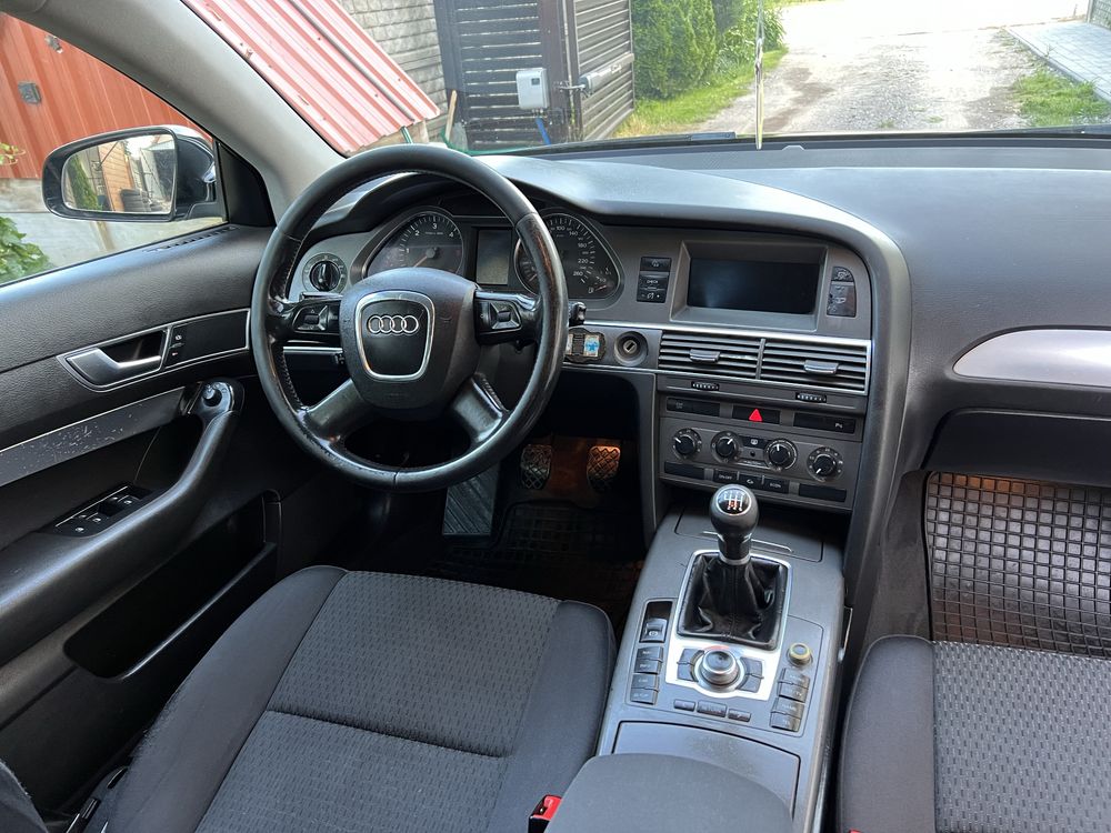 Audi A6 C6 2.0TDI 140KM Klima Tempomat Czarne Szyby Kombi ParkTronic