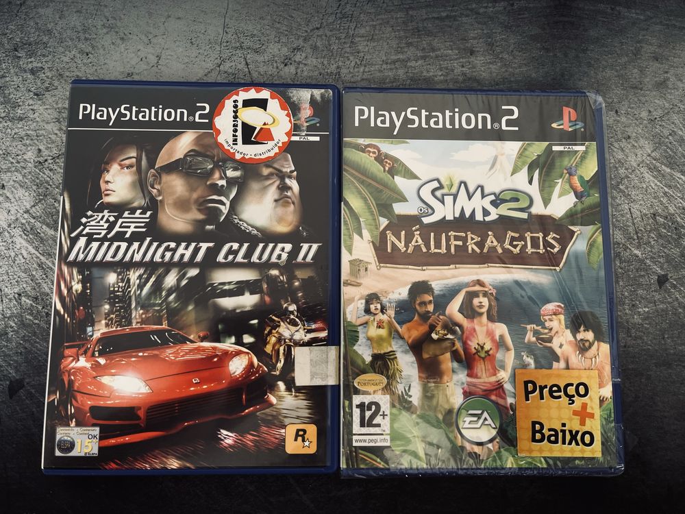 Jogos para a PS2 desde 7,5€ - ver descrição.