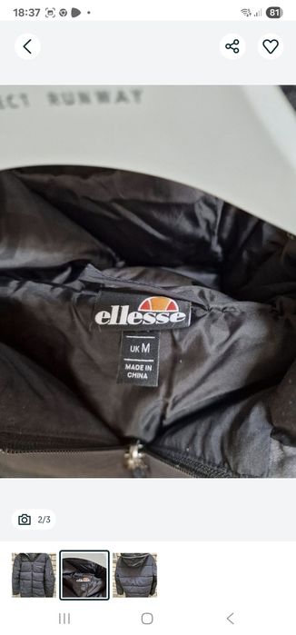 Zimowa damska kurtka ellesse