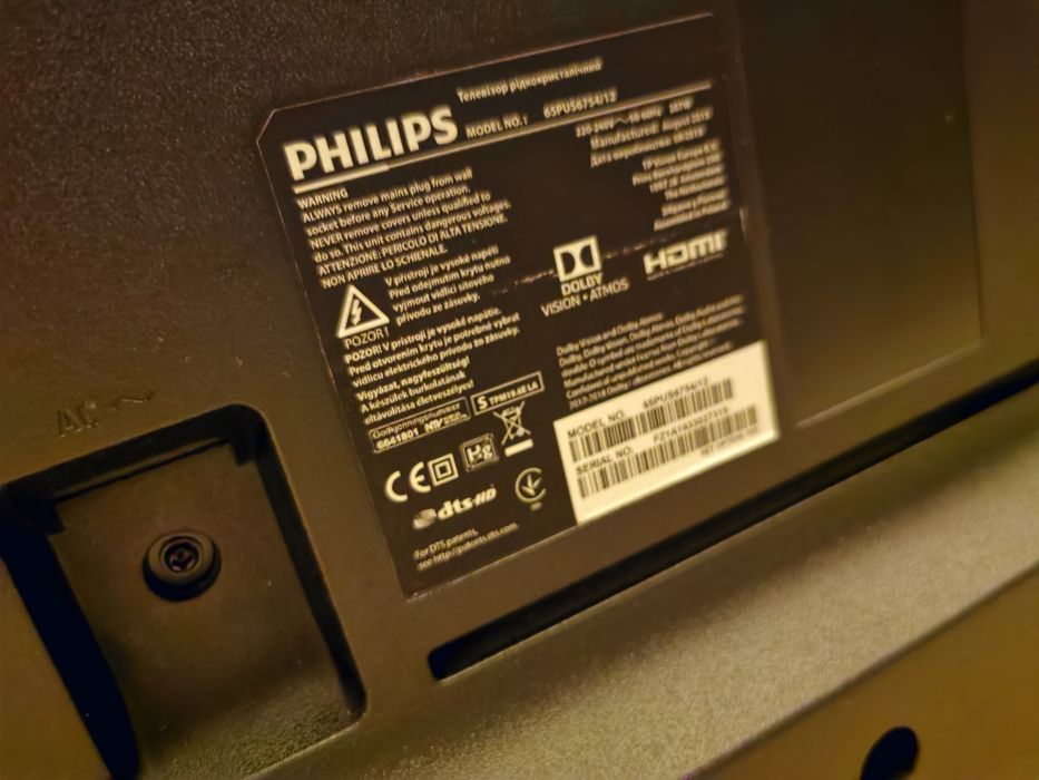 Telewizor 65" Philips ambilight 4K