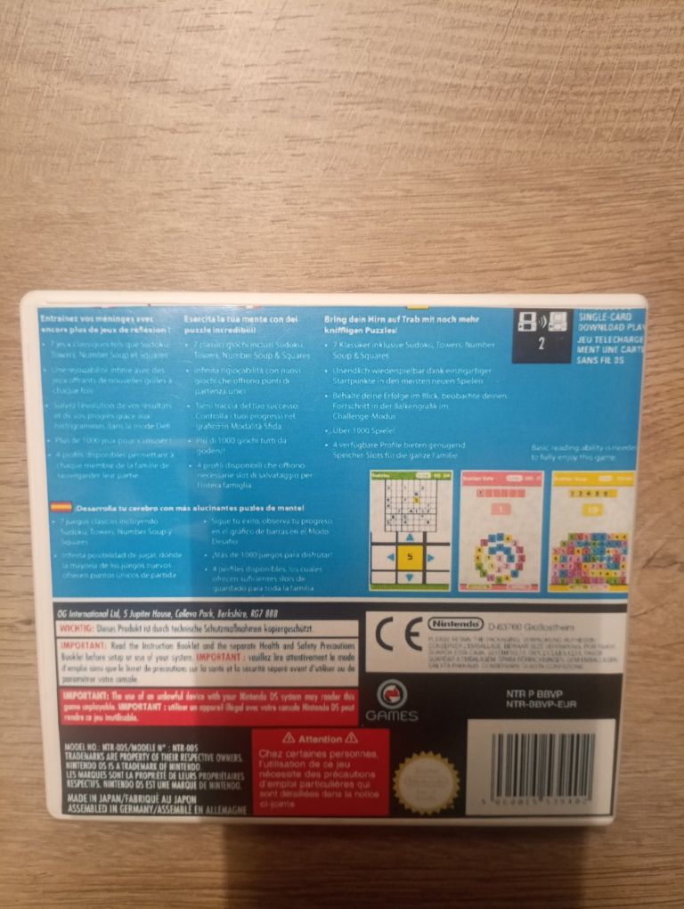 Gra Challenge Me Brain Puzzles *NINTENDO DS*