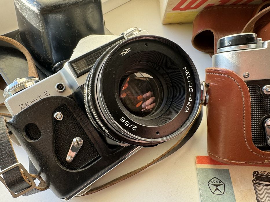 Зеніт Е олімпійський с Геліос-44М. Фед-5В новий в коробці з паспортом