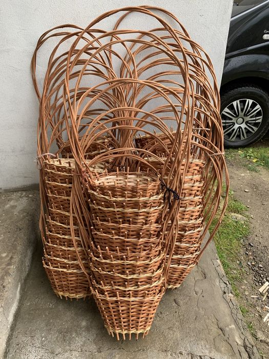 Кошики з лози.Подарункові кошики.Плетені корзини