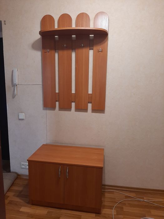 Вішалка+тумбочка для взуття