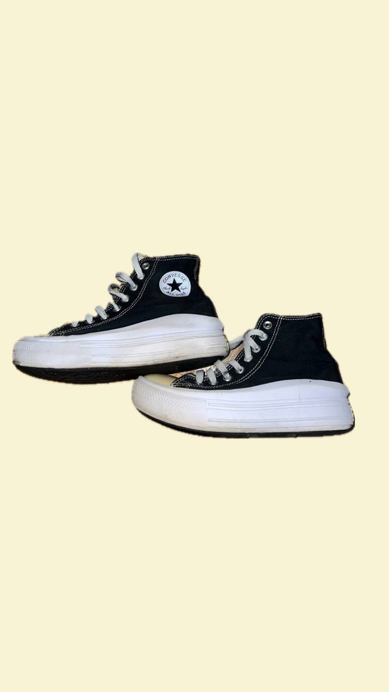 кеды converse на високій подошві y2k drain