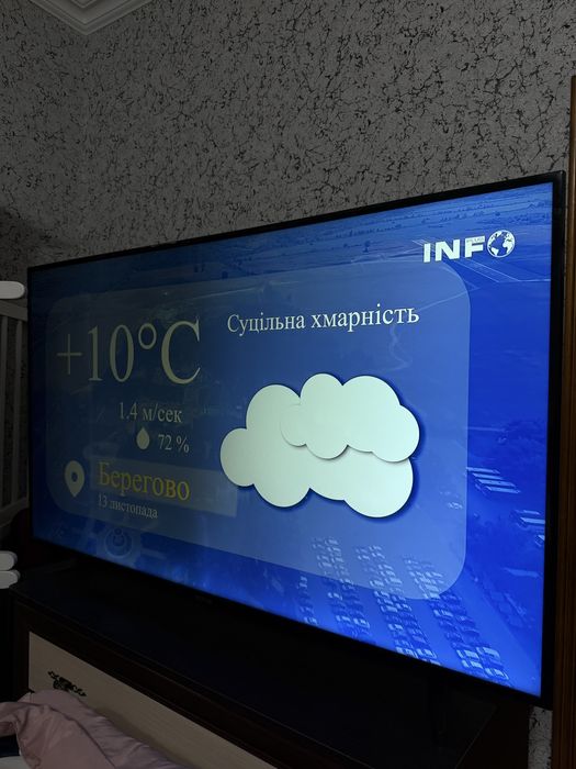 Samsung UE55NU7093 — 4K Smart TV, 55”, як новий