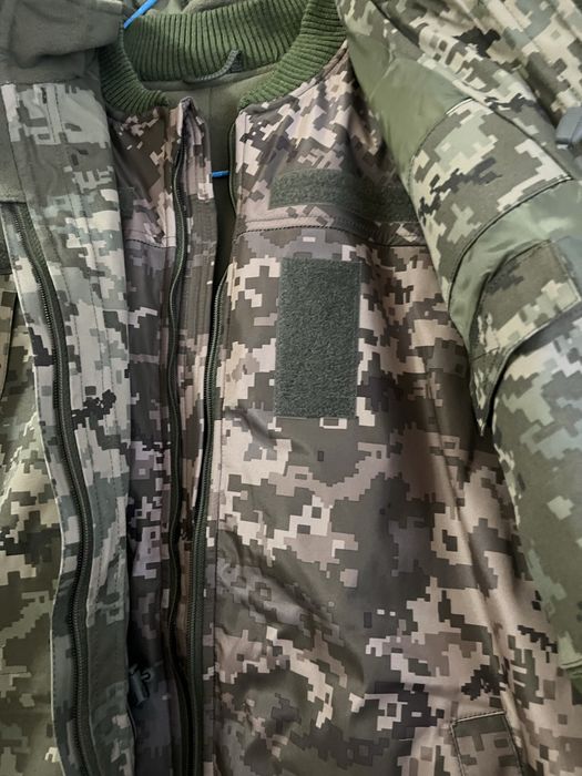 Зимова куртка піксель, двойна. Зс У, штани утепленні
