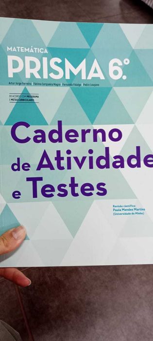 Livro Prisma 6º Caderno de atividades e testes NOVO