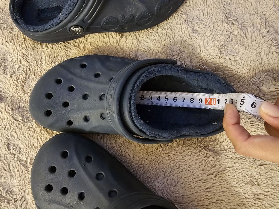 Crocs z futerkiem dla dziecka, 21 cm