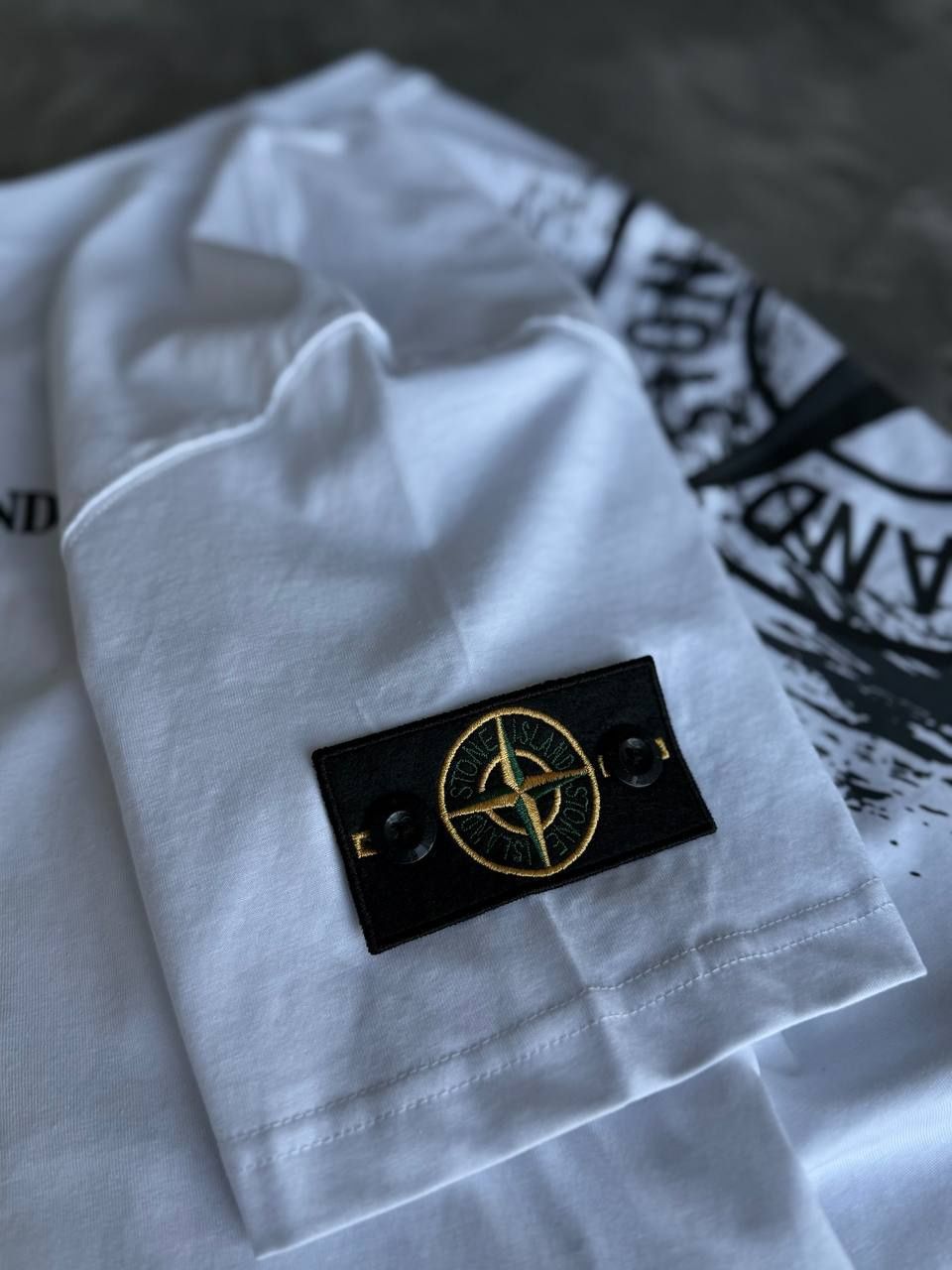 Stone Island | Чоловічий комплект: футболка + шорти | Premium Quality
