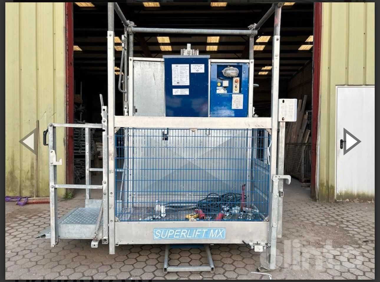 Winda budowlana towarowo osobowa Böcker Superlift MX 320kg lub 3 osoby