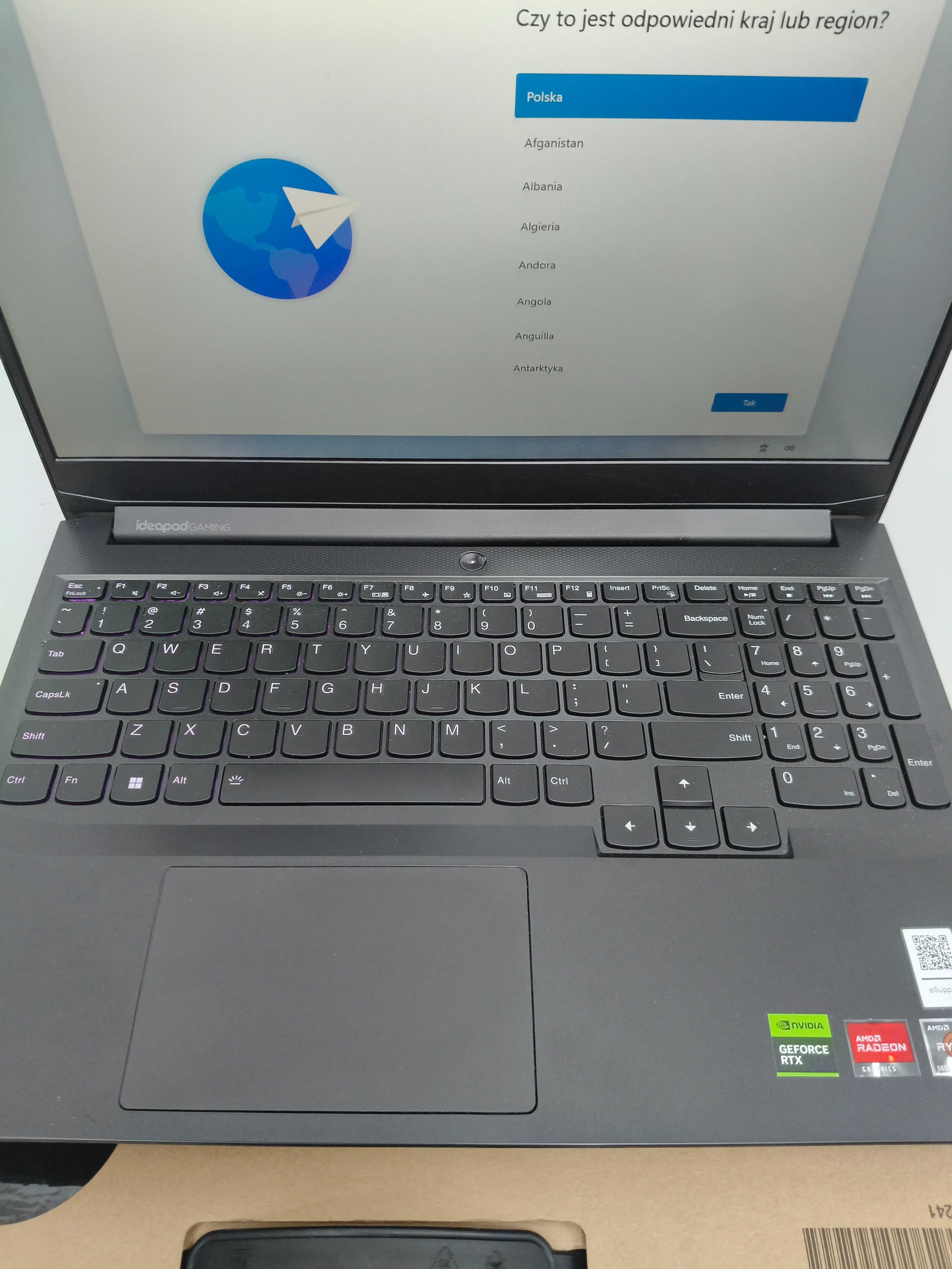 Lenovo Gaming Ideapad 3 16/512/AMD/RTX2050