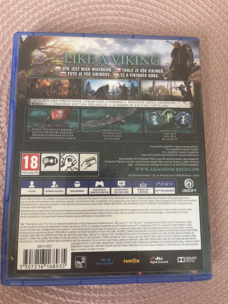 Assassins Valhalla PS4