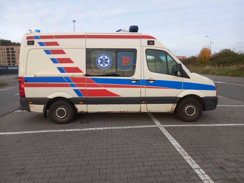 Vw Crafter Karetka Ambulans Sprawna zabudowa Wietmarscher Homologacja