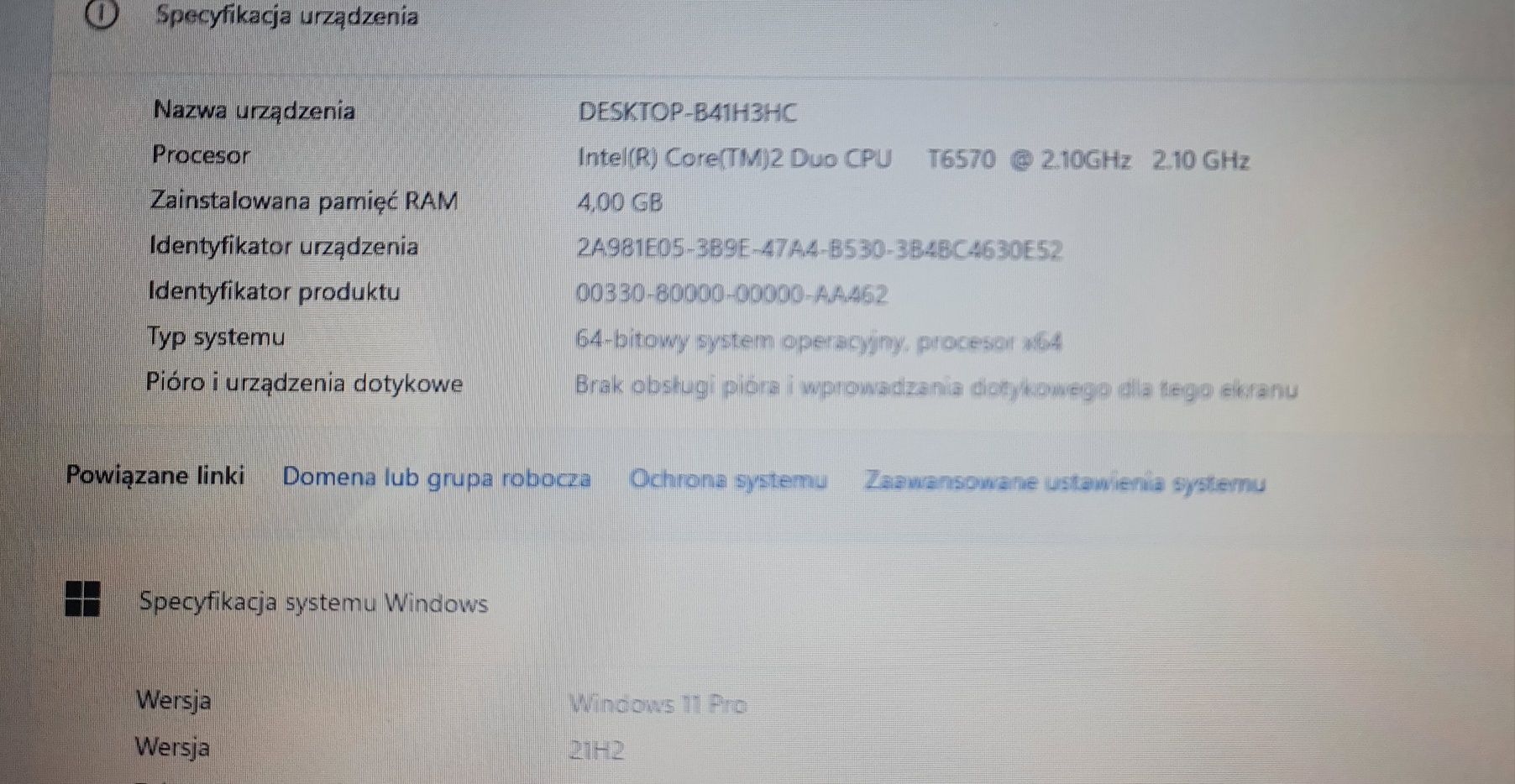 Tani laptop DELL, Intel, 4GB ram, 320 hdd, 15,6 cala