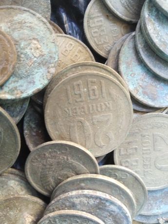 Монеты СССР разные.