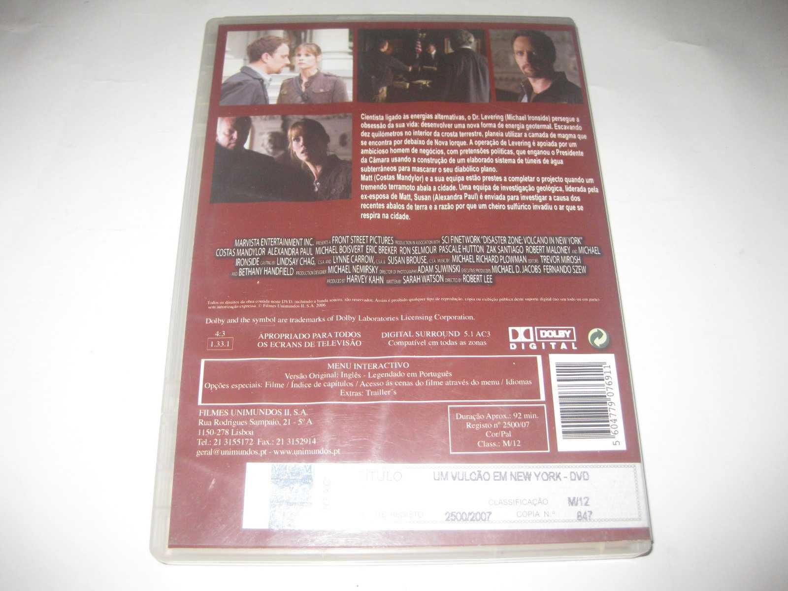 DVD "Um Vulcão em New York" com Michael Ironside