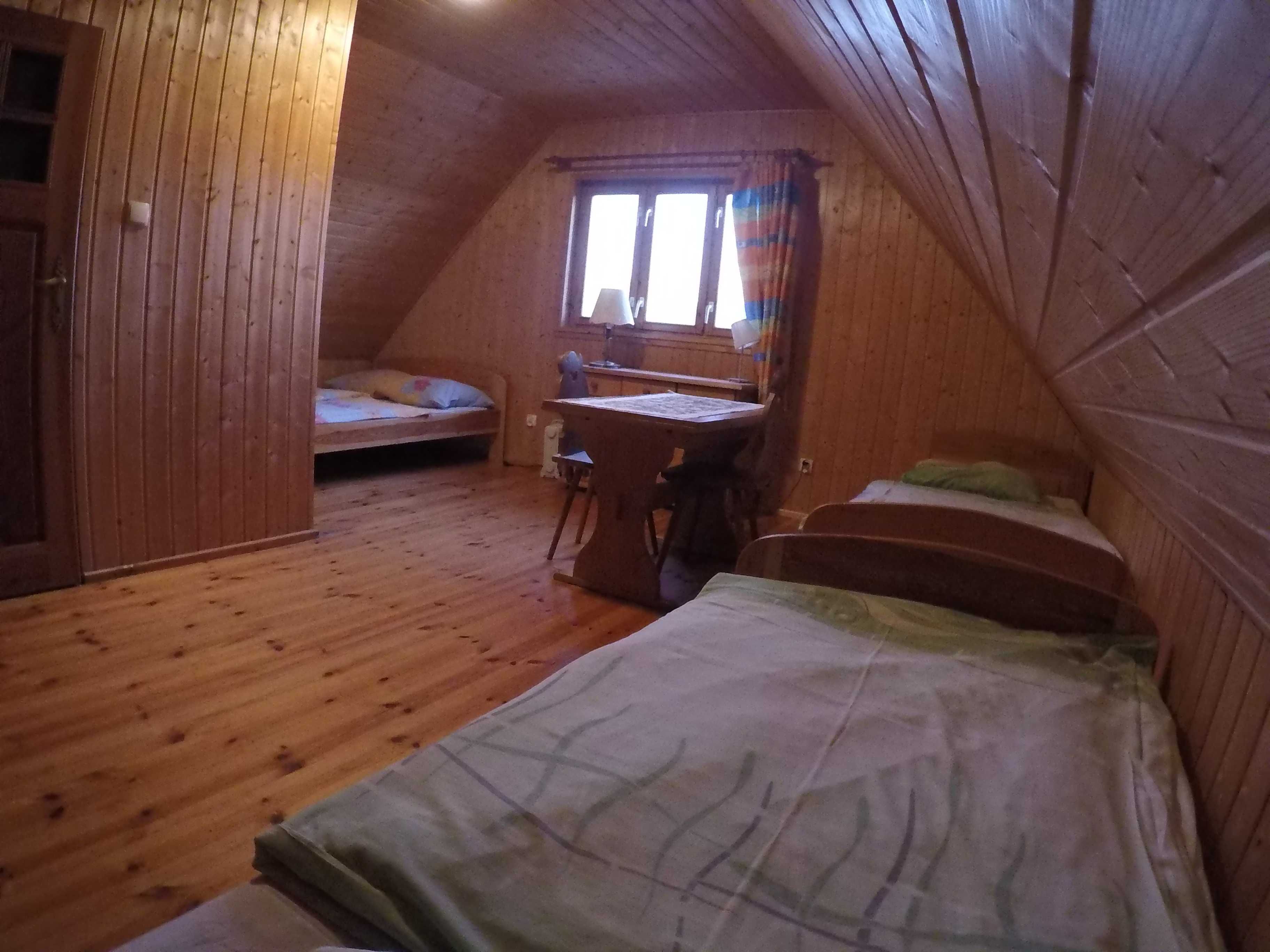Domki na Kaszubach ,nad jeziorem. Wdzydze Kiszewskie.